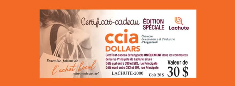 Lancement d’un programme de stimulation de l'achat local au centre-ville de Lachute