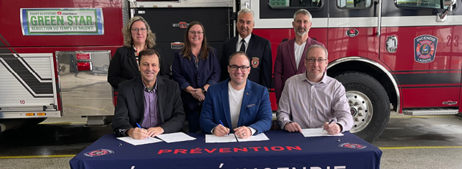 Communiqué : Signature officielle d’une entente intermunicipale en Sécurité incendie